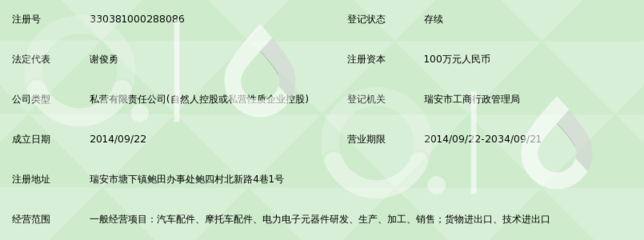 温州市亿君汽车部件